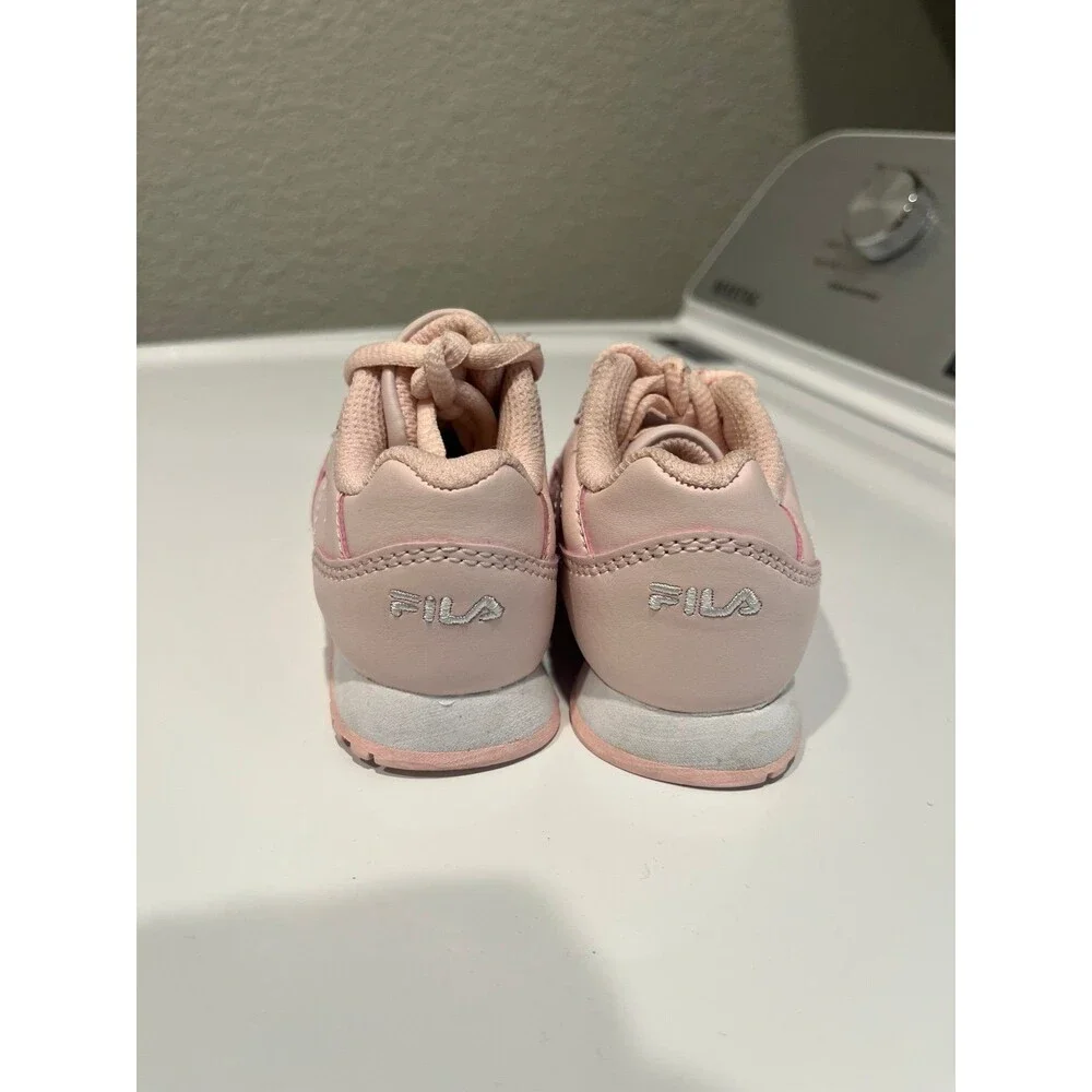 FILA Toddler Sneakers – Pink – Size 6C – Good Used Condition